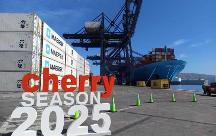 Chile launches “Cherry Express” to China season