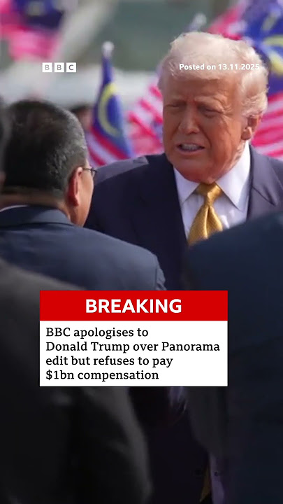 BBC Rejects Trump’s Demand For Financial Compensation Over Panorama Edit